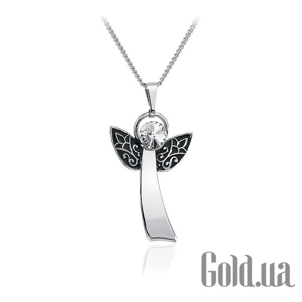 

Женские колье и кулоны Kobi, Черный;стальной, Кулон с цепочкой с кристаллом Swarovski