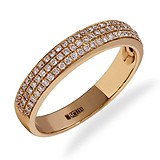 Золотое обручальное кольцо с бриллиантами, 1666582