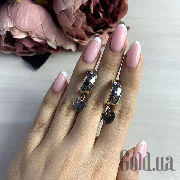 Сережки з підвісками Fresh Jewelry Срібні сережки