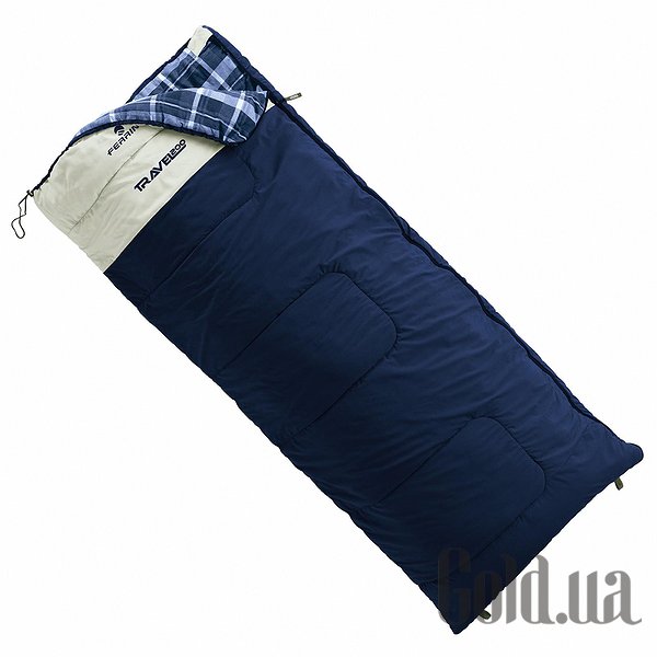 

Спальный мешок Ferrino, Синий;белый, Спальный мешок Travel 200/+5°C Deep Blue/White (Left)