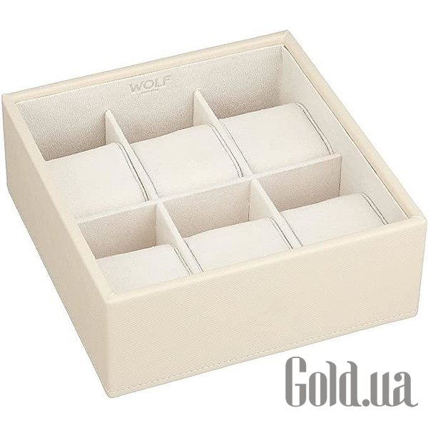 Купить Wolf Шкатулка для часов Stackable 6 pcs Watch Tray Cream 309753