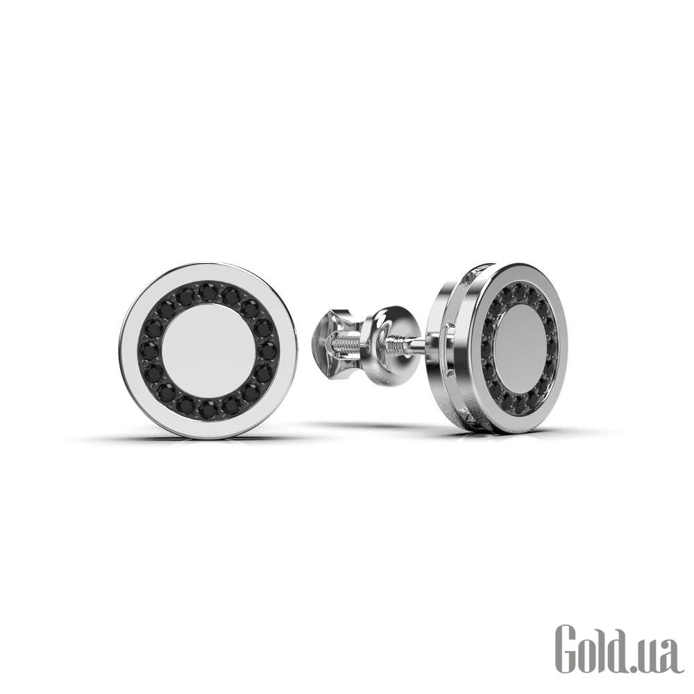 Золотые серьги с бриллиантами lun334461122b