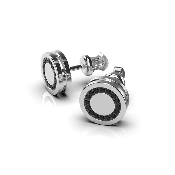 Золотые серьги с бриллиантами lun334461122b – изображение 4
