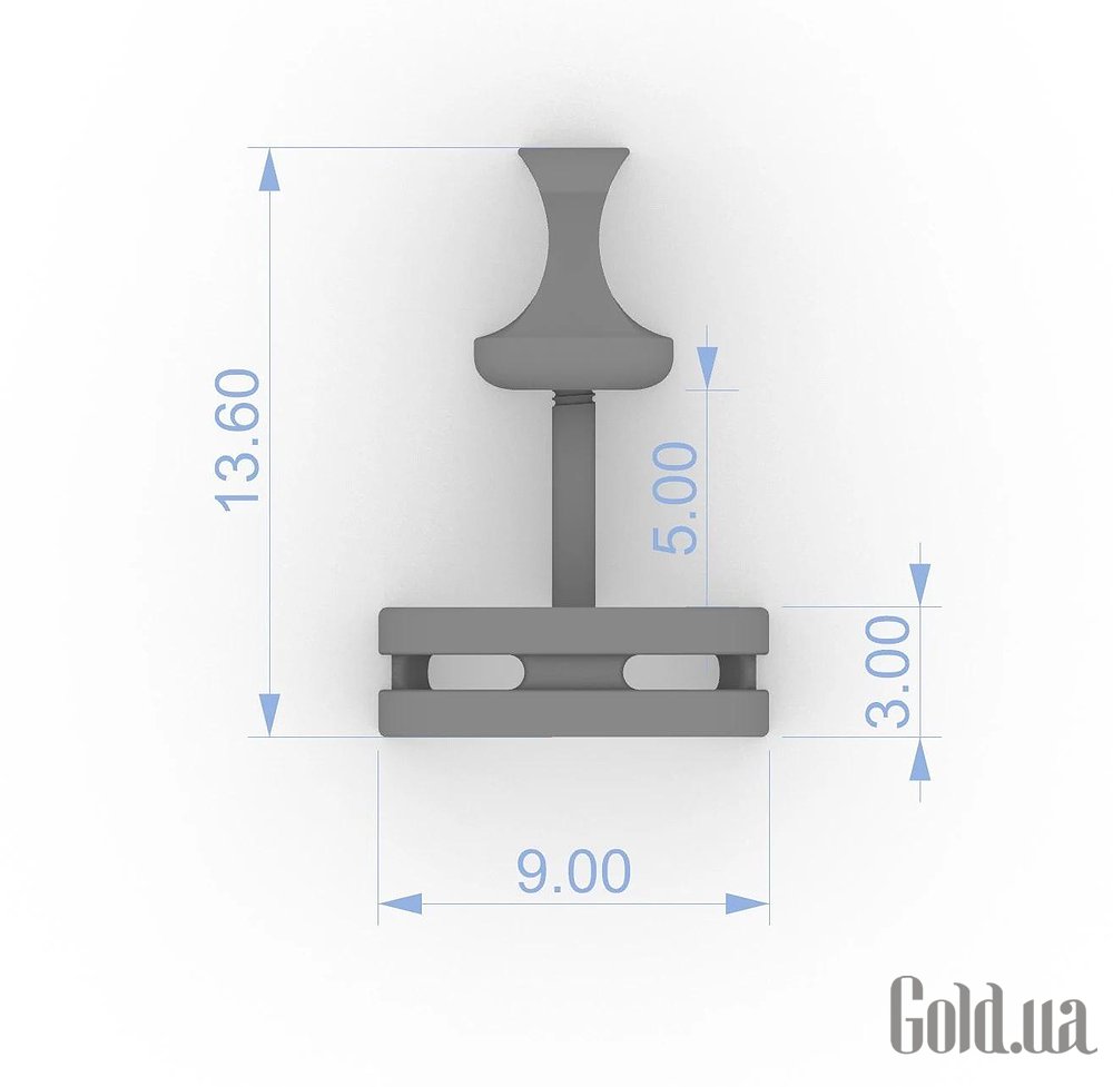 Золотые серьги с бриллиантами lun334461122b – изображение 8