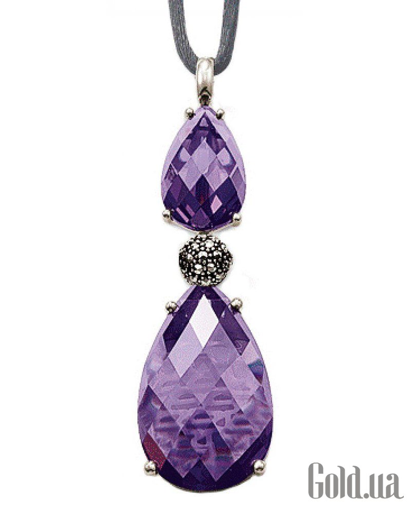 Thomas Sabo Серебряный кулон на шнурке с куб. циркониями KE986-108-13