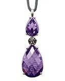 Thomas Sabo Серебряный кулон на шнурке с куб. циркониями, 1798422
