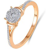 Золотое кольцо с бриллиантами, 1602839