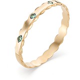 Женское золотое кольцо с изумрудами, 1603095