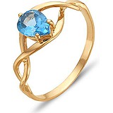 Женское золотое кольцо с топазом, 1637911