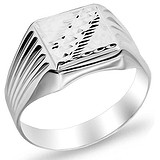 Silver Wings Мужское серебряное кольцо, 1638679