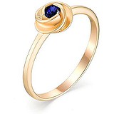 Женское золотое кольцо с сапфиром, 1644055
