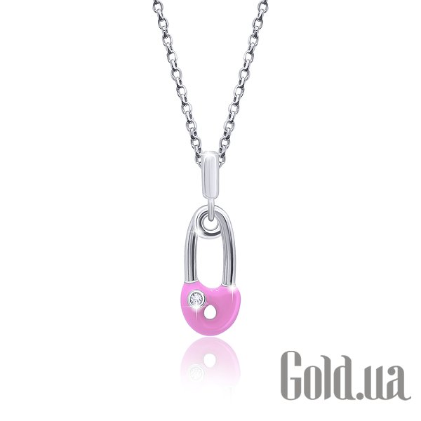 

Детский кулон UMa&UMi, Серебряный кулон с Swarovski Zirconia и эмалью