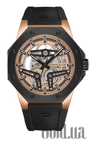 

Швейцарские часы Cornavin, Мужские часы Skeleton CO.SK.03.R