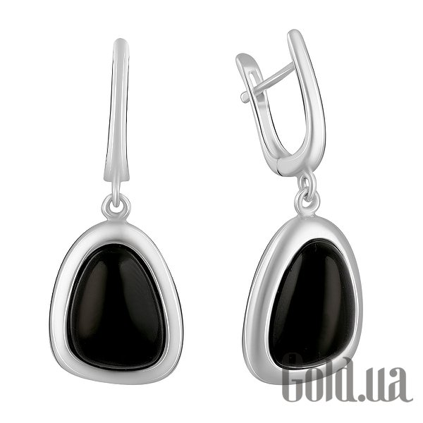 

Серьги с подвесками Fresh Jewelry, Серебряные серьги с ониксами