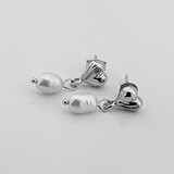 Срібні сережки з перлами, 1774871