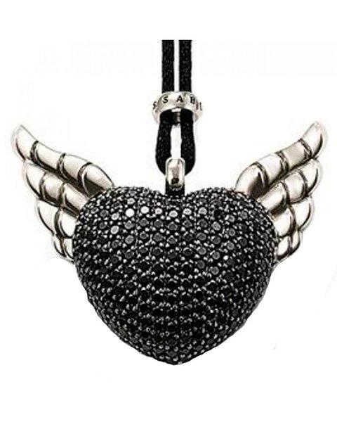 Thomas Sabo Серебряный кулон на шнурке с куб. циркониями KE937-1-196