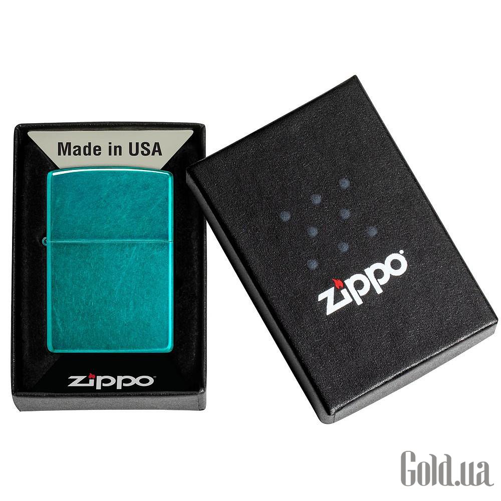 Zippo Зажигалка Classic Candy Teal 24004 24004 – изображение 5