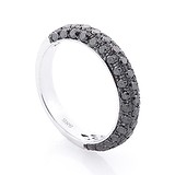 Золота обручка з діамантами, 1697816