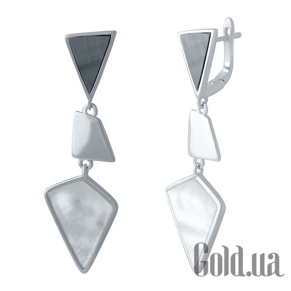 

Серьги с подвесками Fresh Jewelry, Серебряные серьги с перламутром