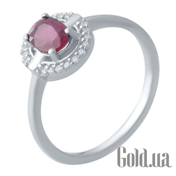

Женские кольца Fresh Jewelry, Женское серебряное кольцо с рубином и куб. циркониями, 17.5