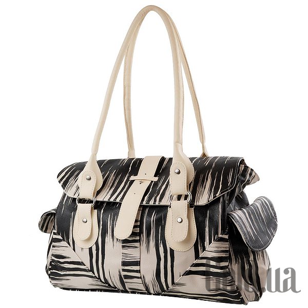 

Дорожная сумка Laskara, Черный;беж, Дорожная сумка LK-10250-zebra