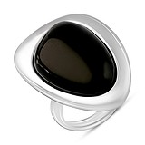 Женское серебряное кольцо с ониксом, 1771800