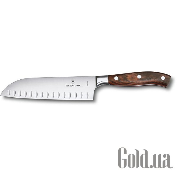 

Нож Victorinox, Кухонный нож Grand Maitre Wood Santoku Vx77320.17G