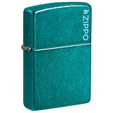 Zippo Зажигалка Classic Candy Teal Zippo logo 24004 ZL, 1799192