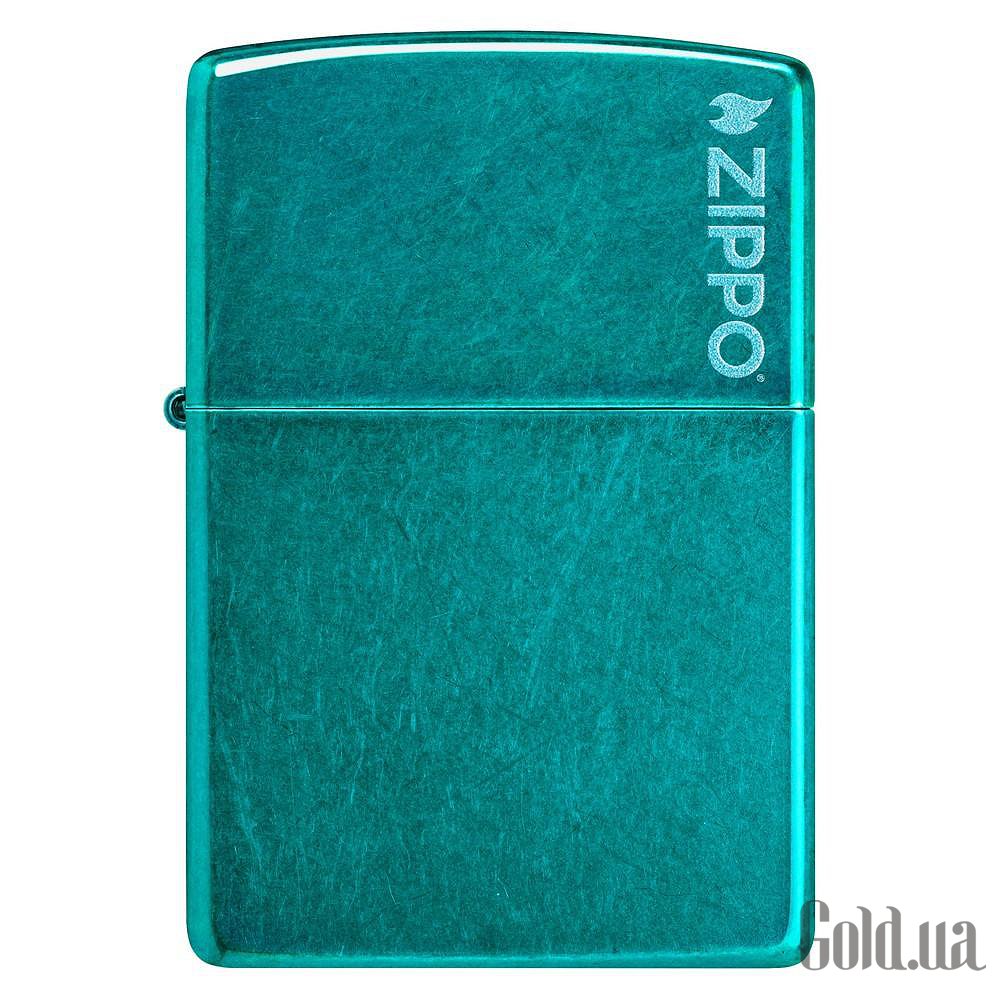 Zippo Зажигалка Classic Candy Teal Zippo logo 24004 ZL 24004 ZL – изображение 3