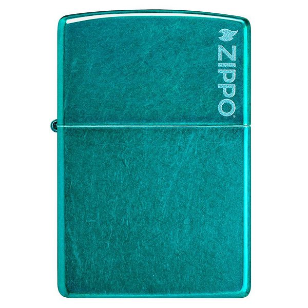 Zippo Зажигалка Classic Candy Teal Zippo logo 24004 ZL 24004 ZL – изображение 3