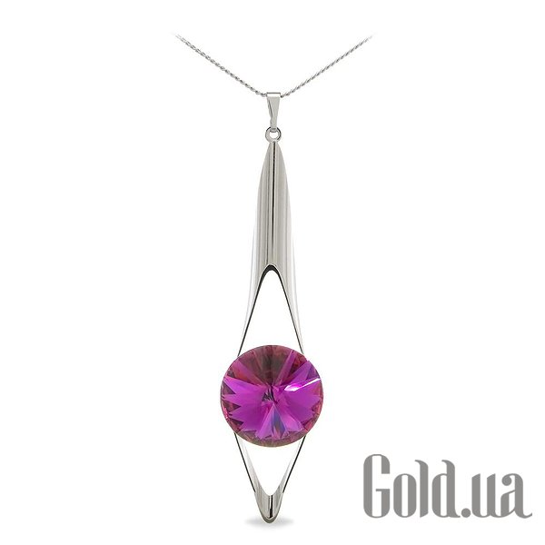 

Женские колье и кулоны Kobi, Стальной, Кулон с цепочкой с кристаллом Swarovski