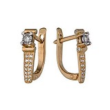 Золоті сережки з діамантами, 1515545