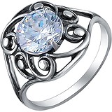 Женское серебряное кольцо с куб. цирконием, 1614617