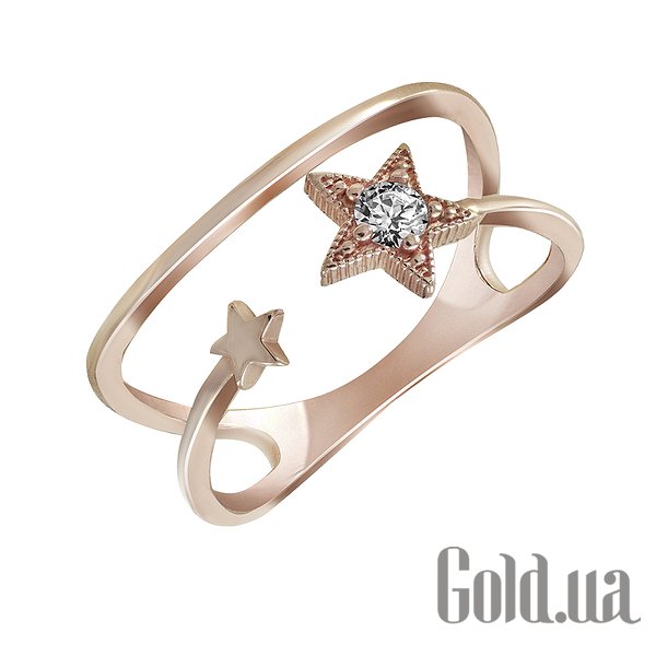 

Кольцо Lurie Jewelry, Женское золотое кольцо с куб. цирконием, 17.5