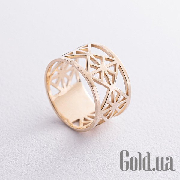 

Кольцо Украина, Женское золотое кольцо, 16.5