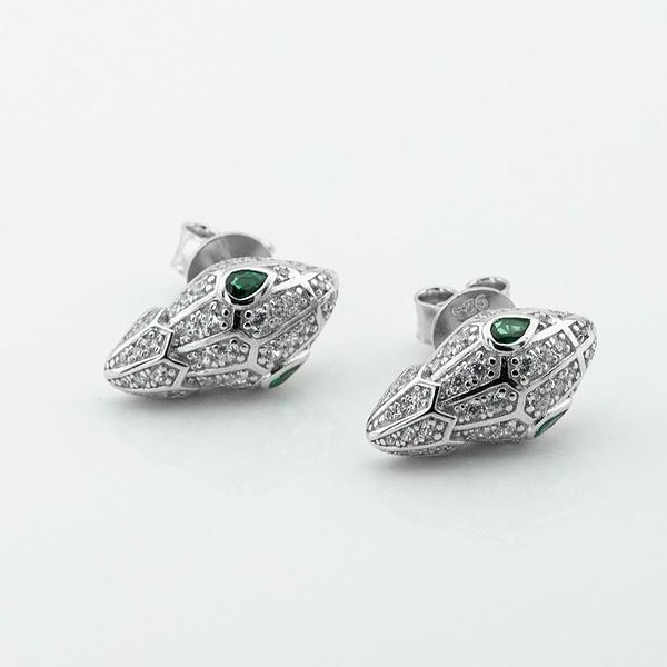Серебряные серьги с куб. циркониями DIA3202869
