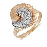 Женское золотое кольцо, 042265
