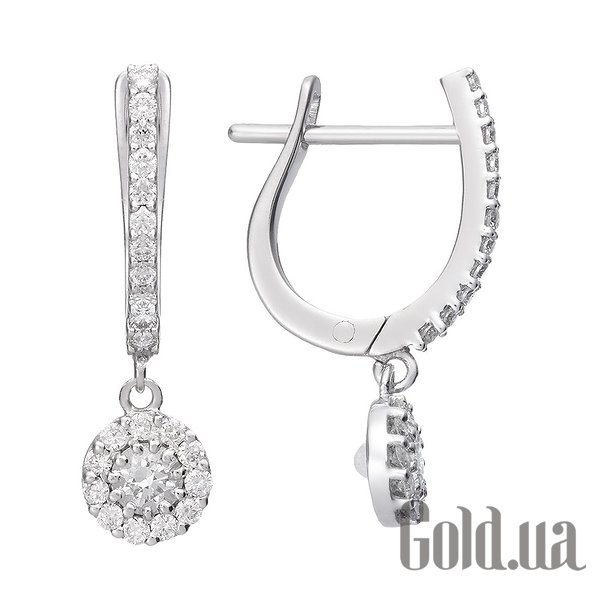 

Серьги с подвесками Fresh Jewelry, Золотые серьги с бриллиантами