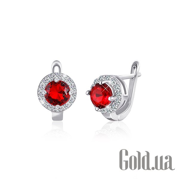 

Серьги Silvex925, Серебряные серьги с куб. циркониями