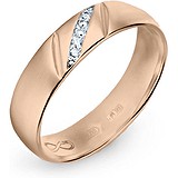 Золотое обручальное кольцо с бриллиантами, 1554970