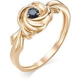 Женское золотое кольцо с сапфиром, 1603610