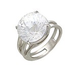 Женское серебряное кольцо с куб. цирконием, 1616154