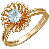 Женское золотое кольцо с топазом, 1648154