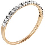 Золотое обручальное кольцо с бриллиантами, 1673242