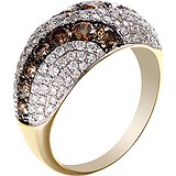 Женское золотое кольцо с бриллиантами, 1691674