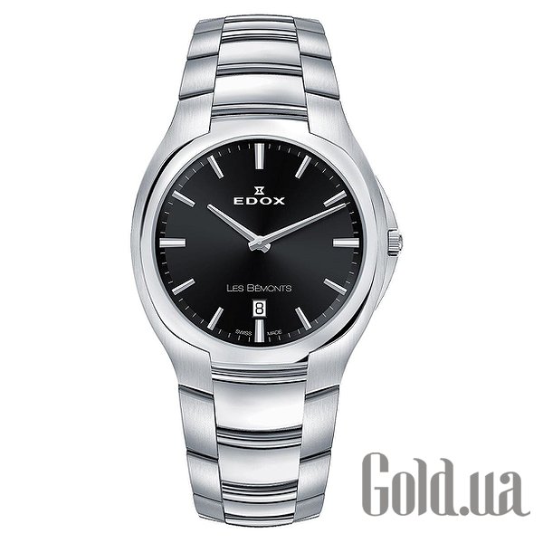 

Швейцарские часы Edox, Мужские часы Les Bemonts ultra slim 56003 3 NIN