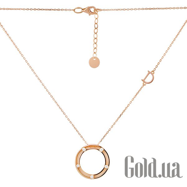 

Колье Fresh Jewelry, Золотое колье с куб. циркониями, 45