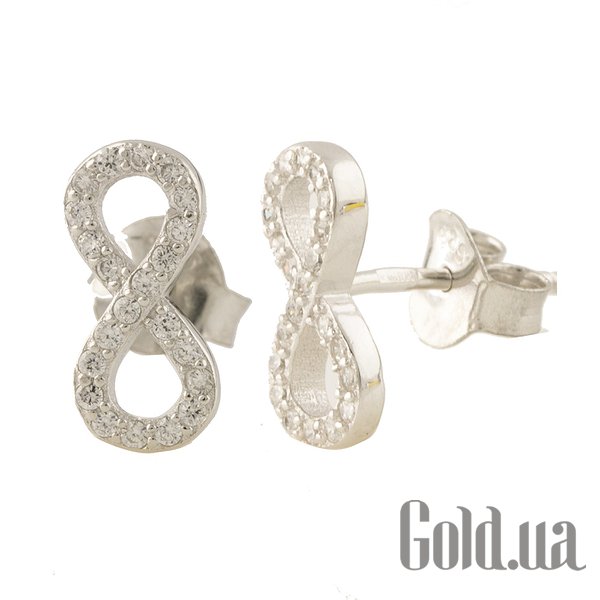 

Серьги-гвоздики Fresh Jewelry, Серебряные серьги с куб. циркониями