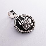 Серебряный кулон с куб. циркониями, 1796634