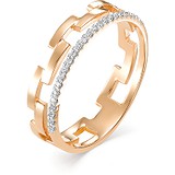 Женское золотое кольцо с бриллиантами, 1604379